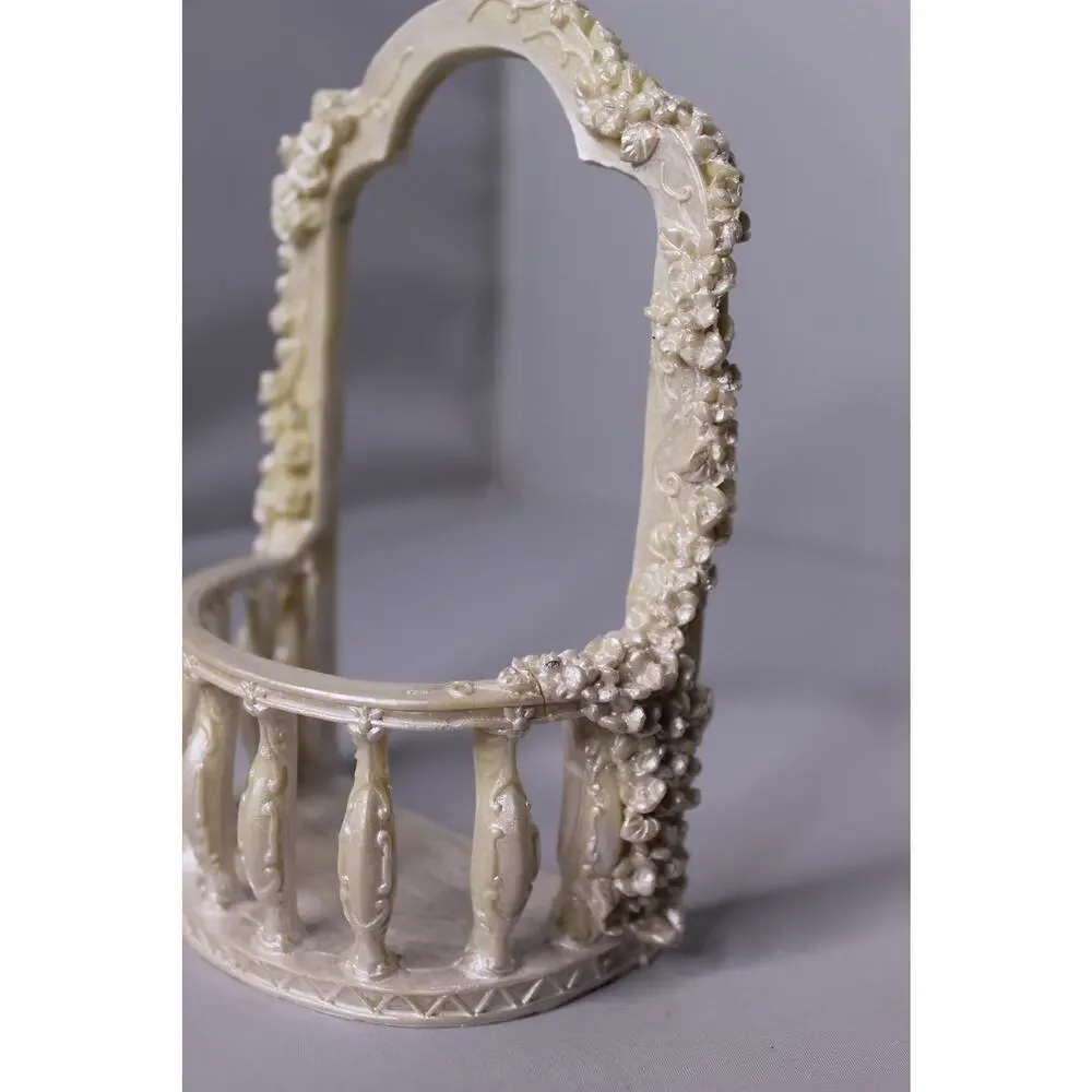 Mini Decorative Arch Balcony Wedding Cake Topper Fairy Garden Dollhouse Display